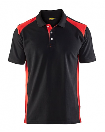 Blaklader Polo Shirt Black/Red