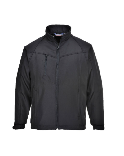 Portwest Oregan Men's Softshell Jacket TK40 Black